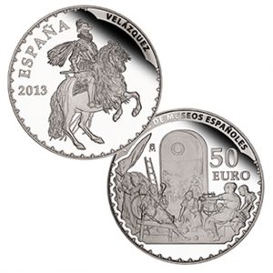 Spanien 50 Euro 2013, 925er Silber, 168,75g, Ø 73mm, im Etui, PP, Auflage 5.000