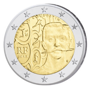 Frankreich 2 Euro-Sondermünze 2013 - 150. Geburtstag Pierre de Coubertin
