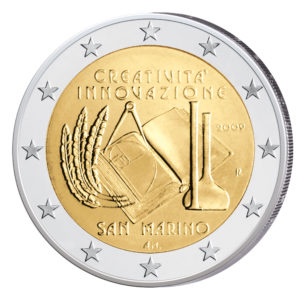 San Marino 2 Euro-Sondermünze 2009 – Europäisches Jahr für Kreativität und Innovation