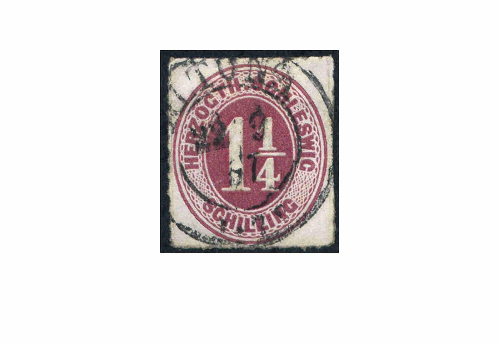 Briefmarke Altdeutschland Schleswig-Holstein Freimarke 1865-1867 Michel-Nr. 14 gestempelt