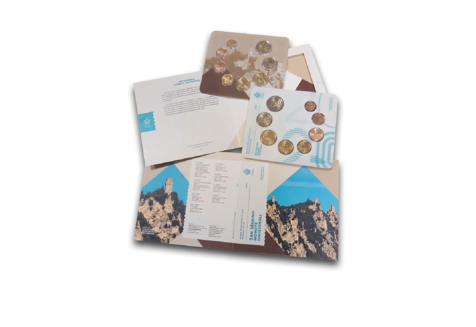 Kursmünzensatz 2020 San Marino st im Blister