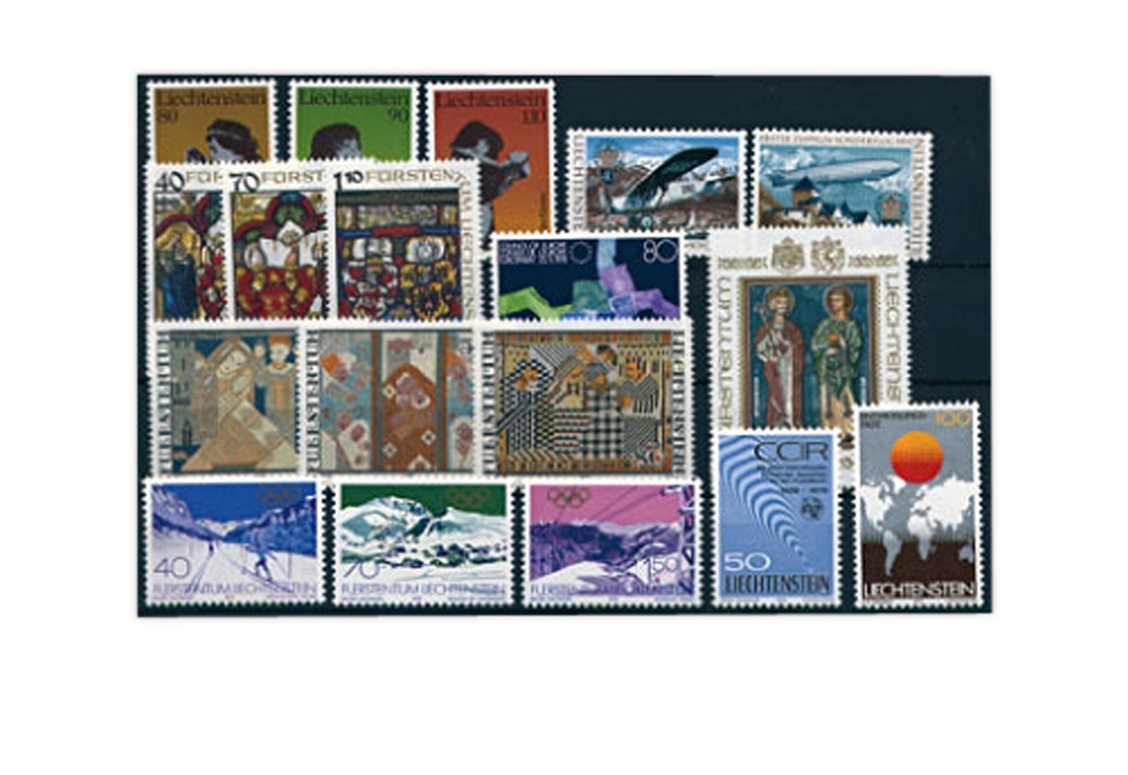 Liechtenstein Jahrgang 1979 gestempelt