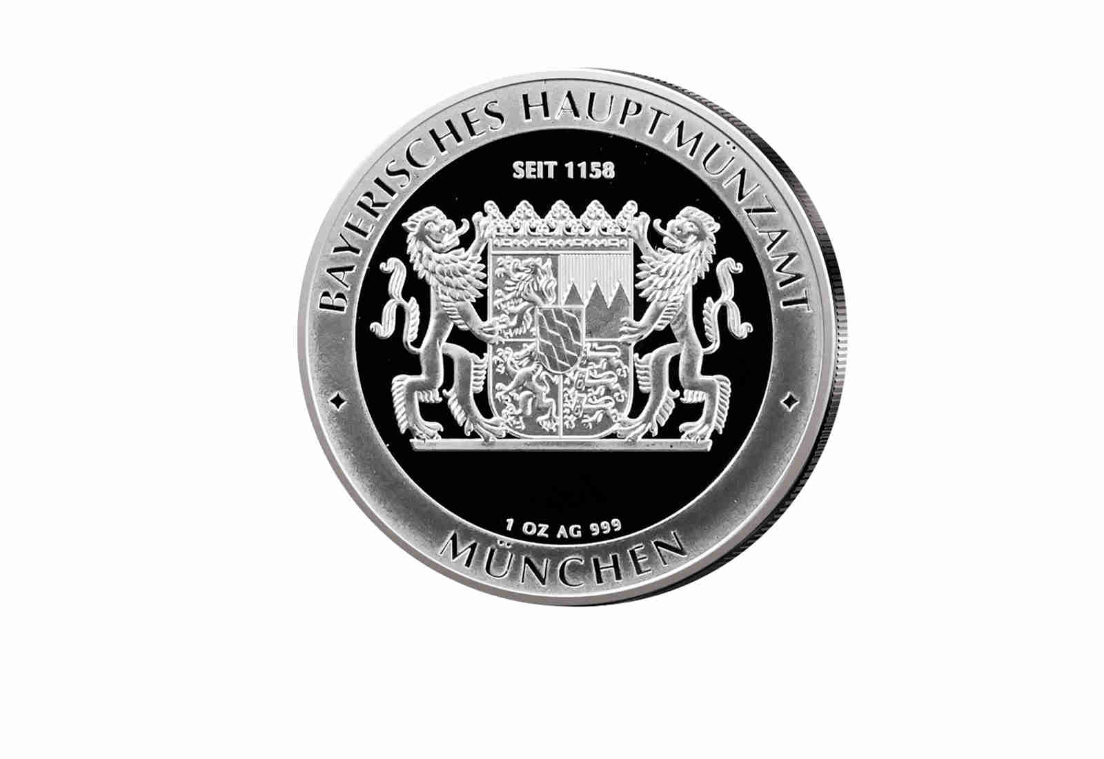 Silbermünze 1 oz 1 Bayern Thaler 2025 Schloss Neuschwanstein st