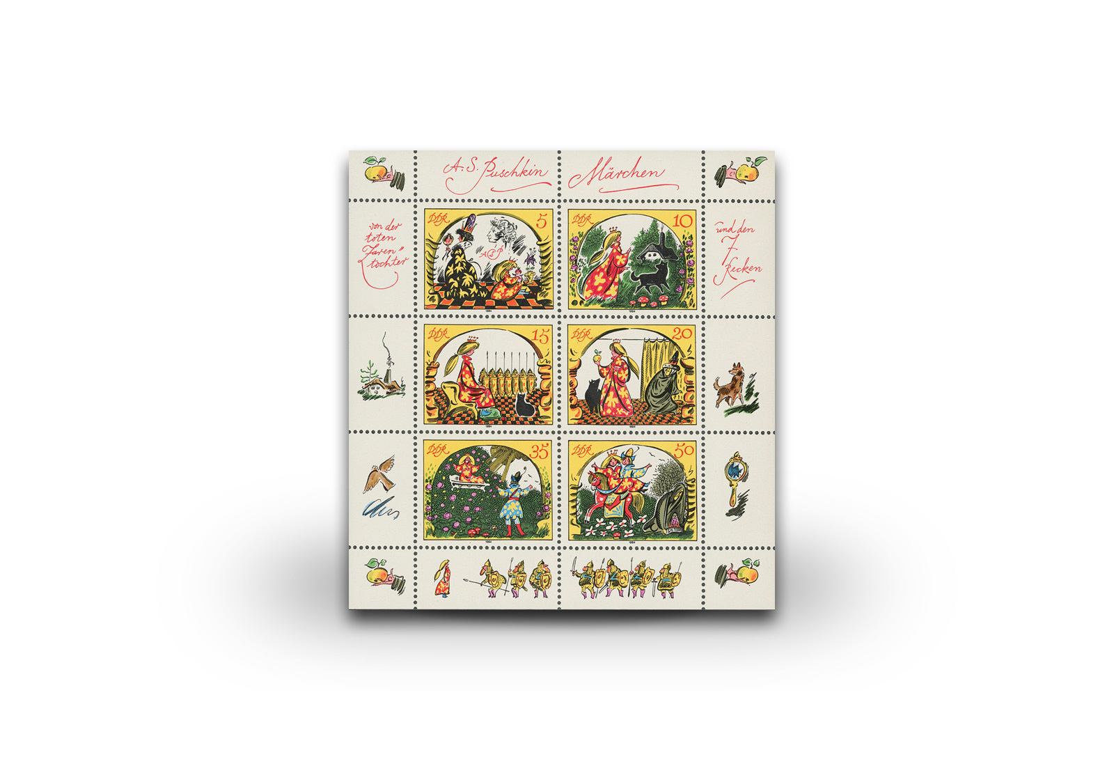 DDR Kleinbogen 1984 Michel Nr. 2914 bis 2919 postfrisch