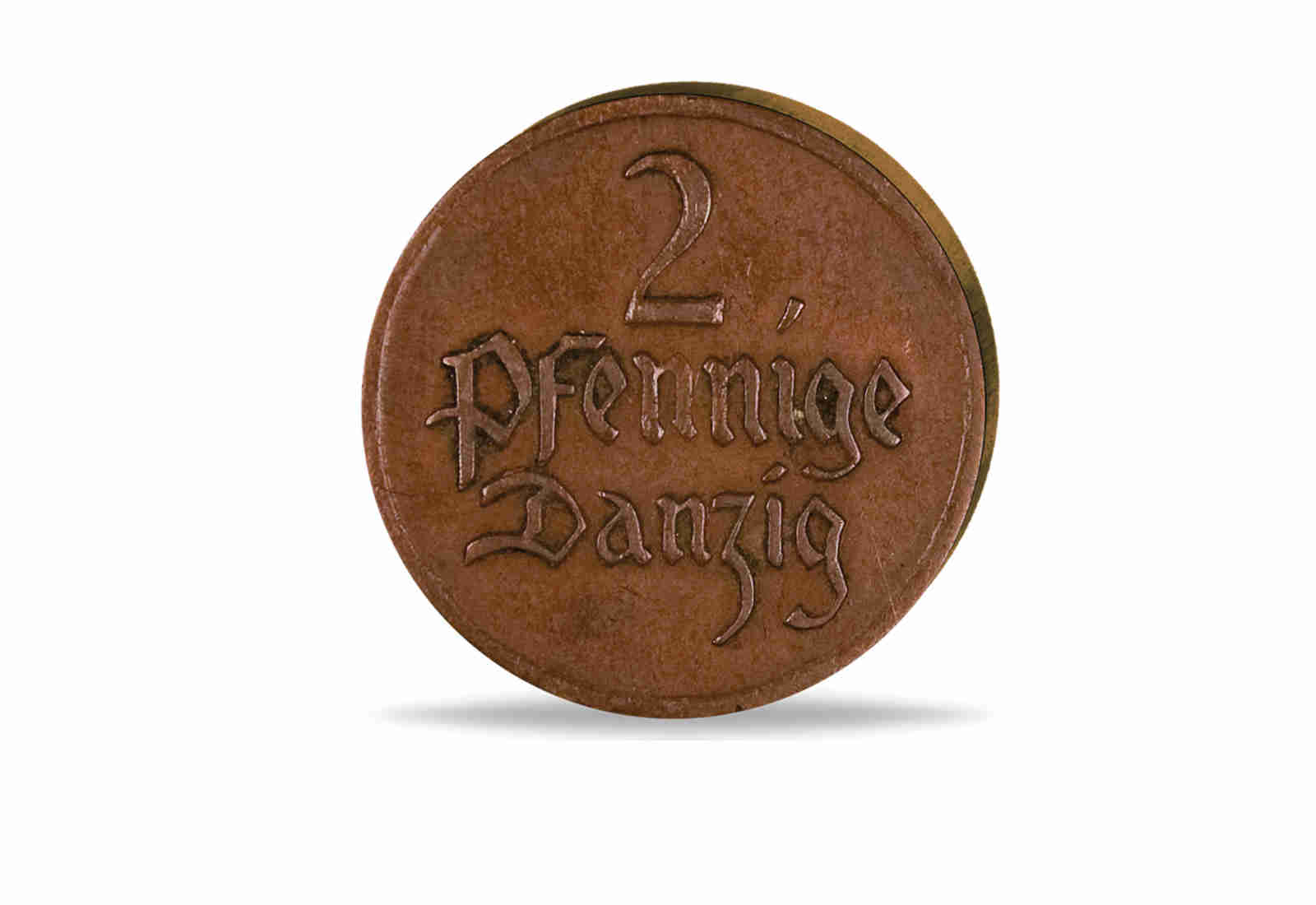 2 Pfennige 1923-1937 Danzig Wappen Jaeger Nr. D3