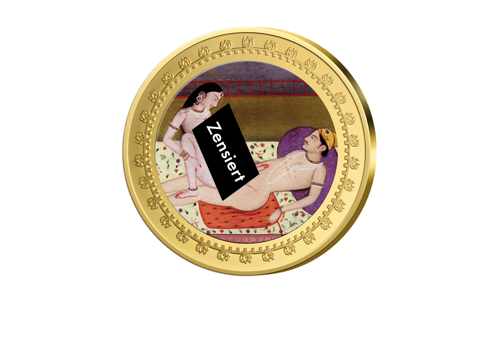 Kamasutra Farbapplikation Das schwebende Erheben