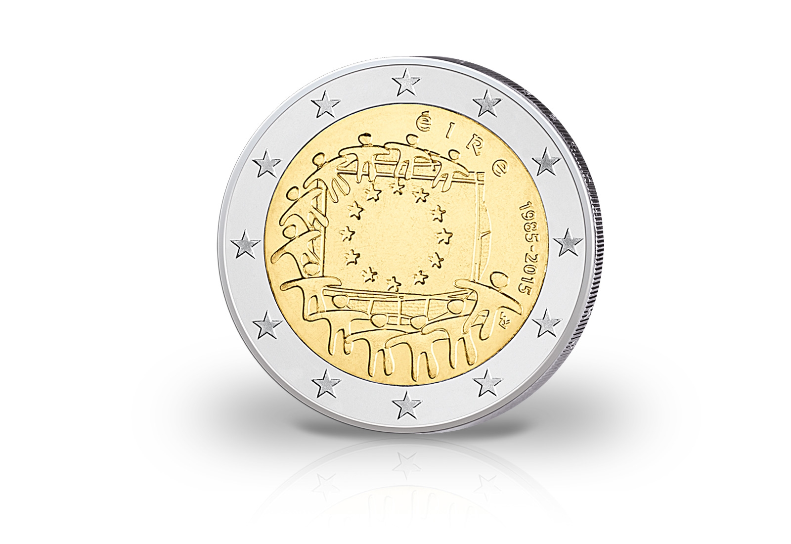 2 Euro 2015 Italien Gedenkmünze Dante Alighieri