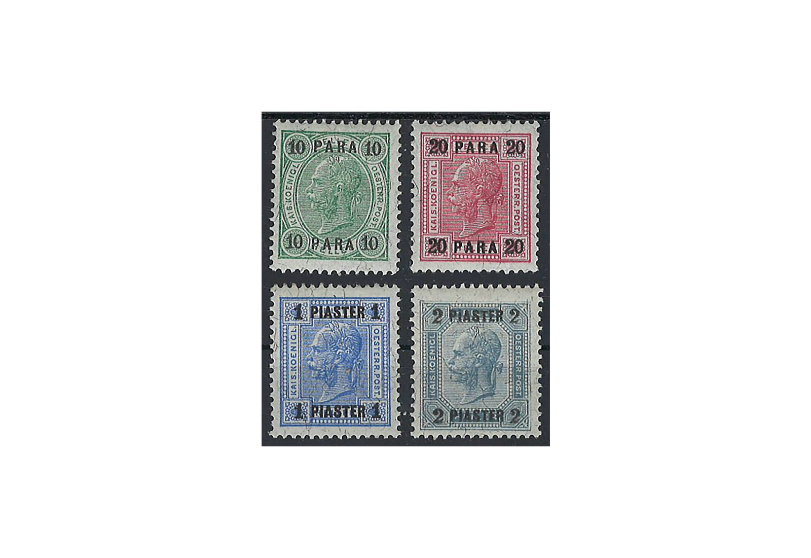 Levante Franz Joseph 1905 Mi.Nr. 47-50 gest.