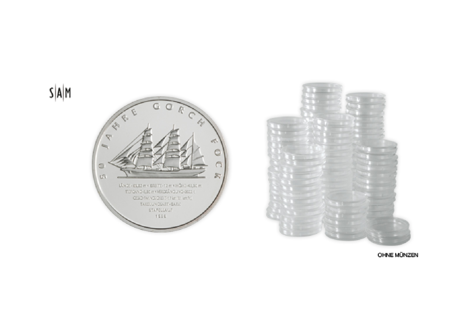[33mm] SAM 200 Münzkapseln für 10 und 20 Euro BRD