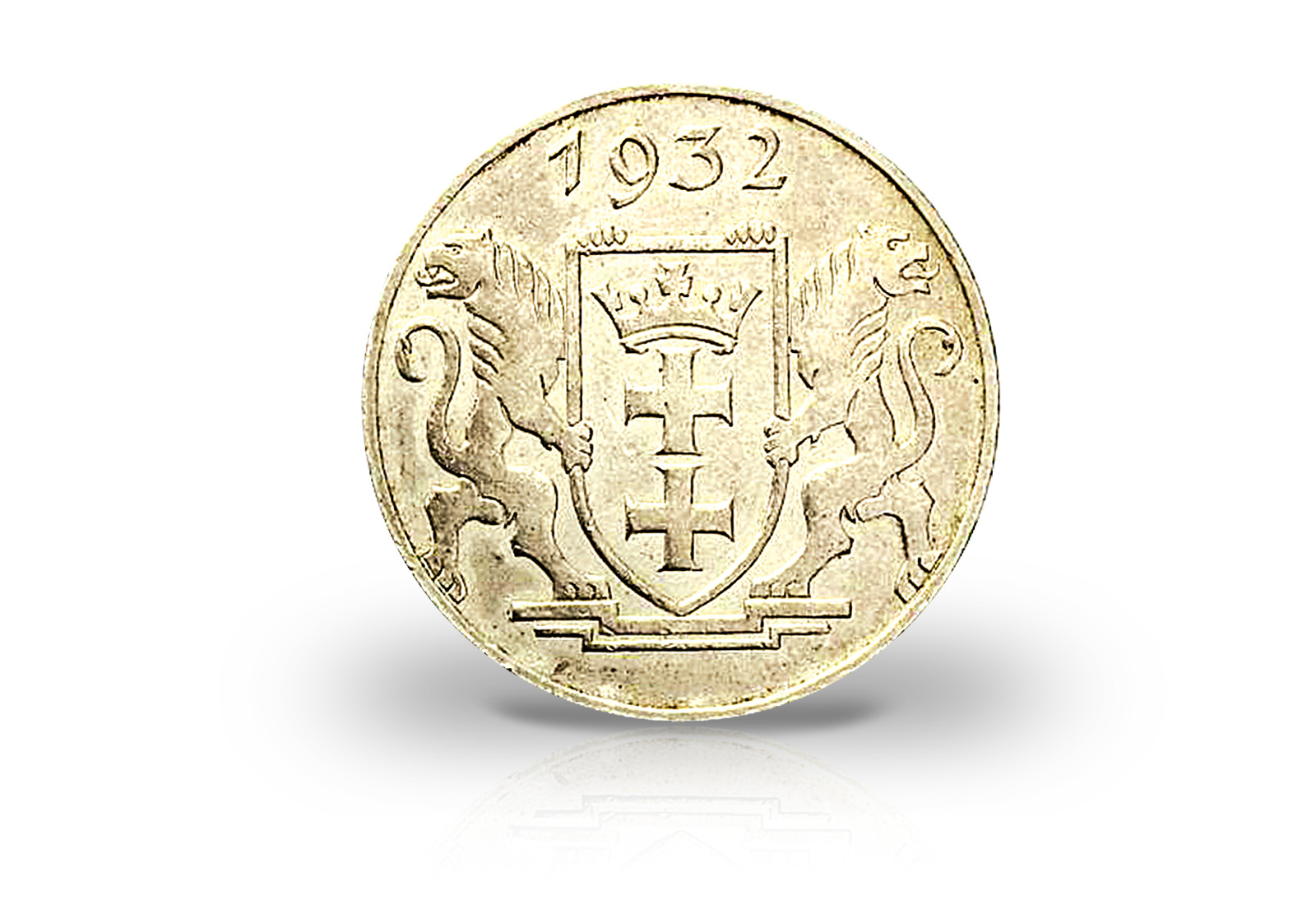 5 Gulden 1932 Danzig Marienkirche Jaeger D17