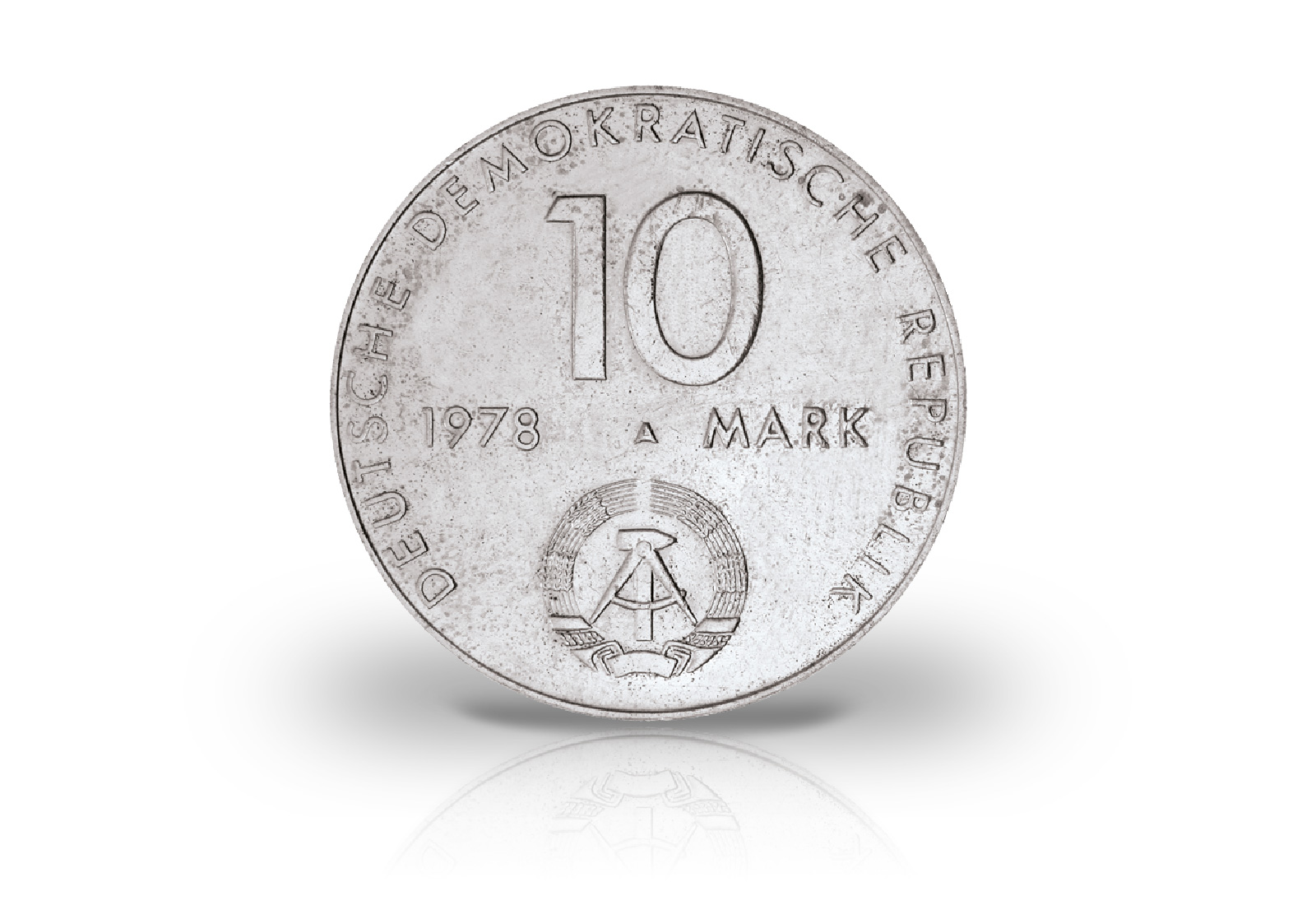 10 Mark Gedenkmünze 1978 DDR Weltraumflug UdSSR-DDR Jaeger-Nr. 1568
