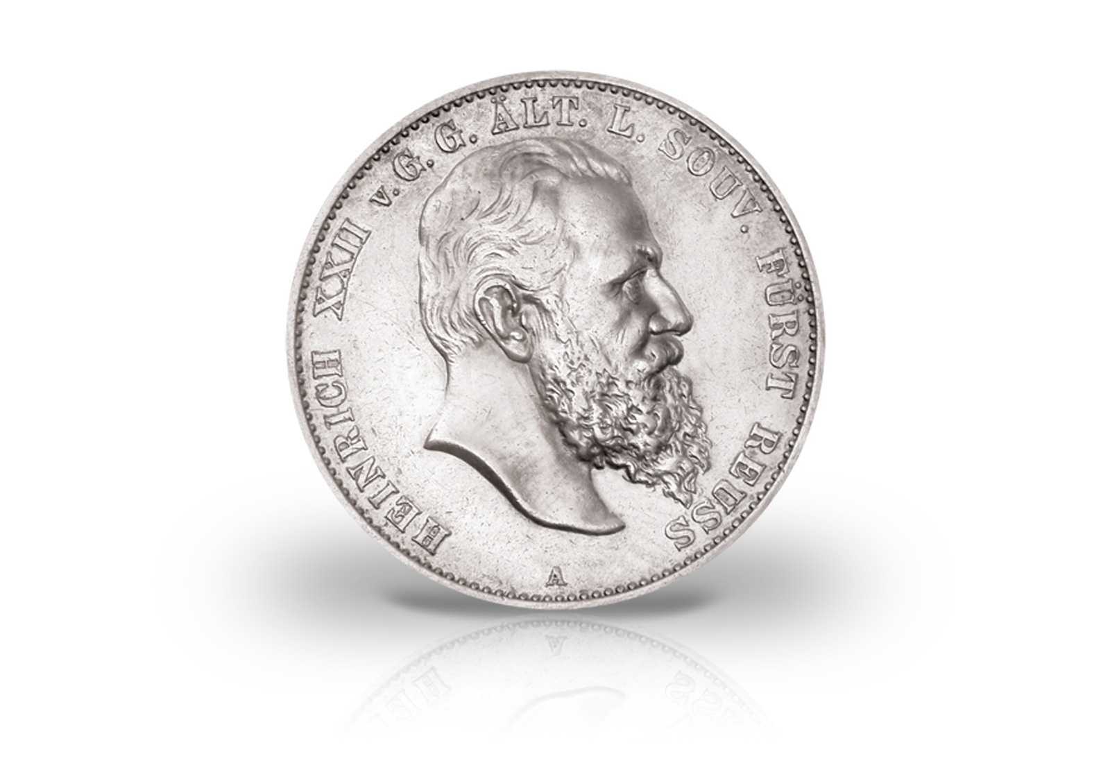 2 Mark 1899-1901 Kaiserreich Heinrich XXII. Jaeger-Nr. 118