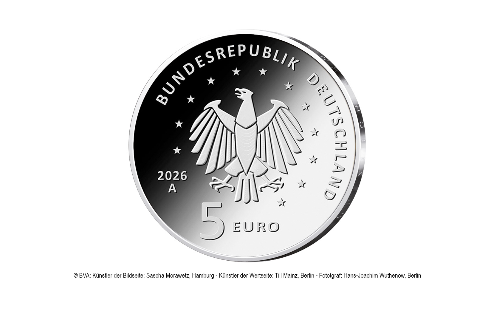 5 Euro 2026 Deutschland Ariane 6 PP Prägestätte A-J