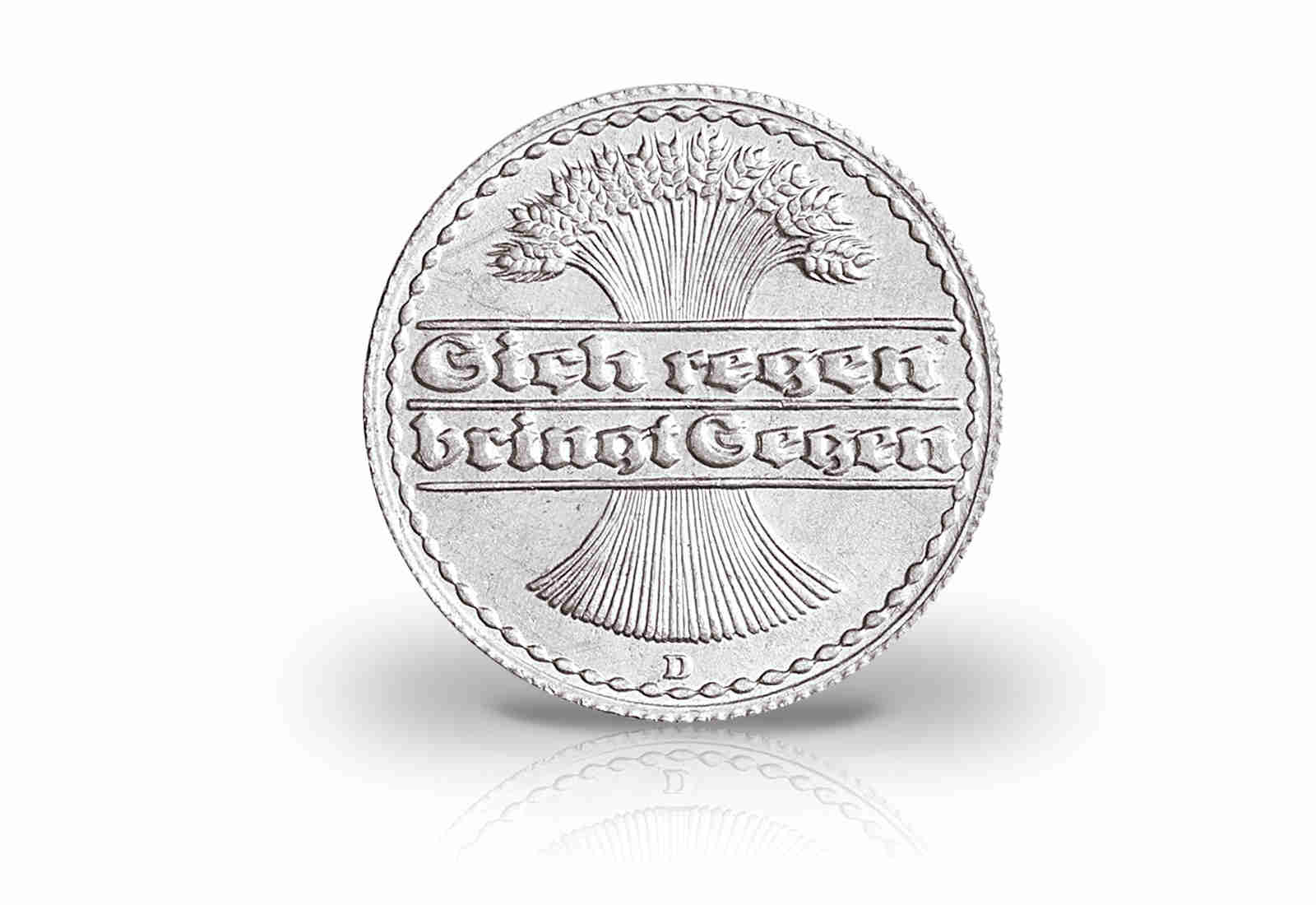 50 Pfennig 1919-1922 Weimarer Republik Jaeger-Nr. 301