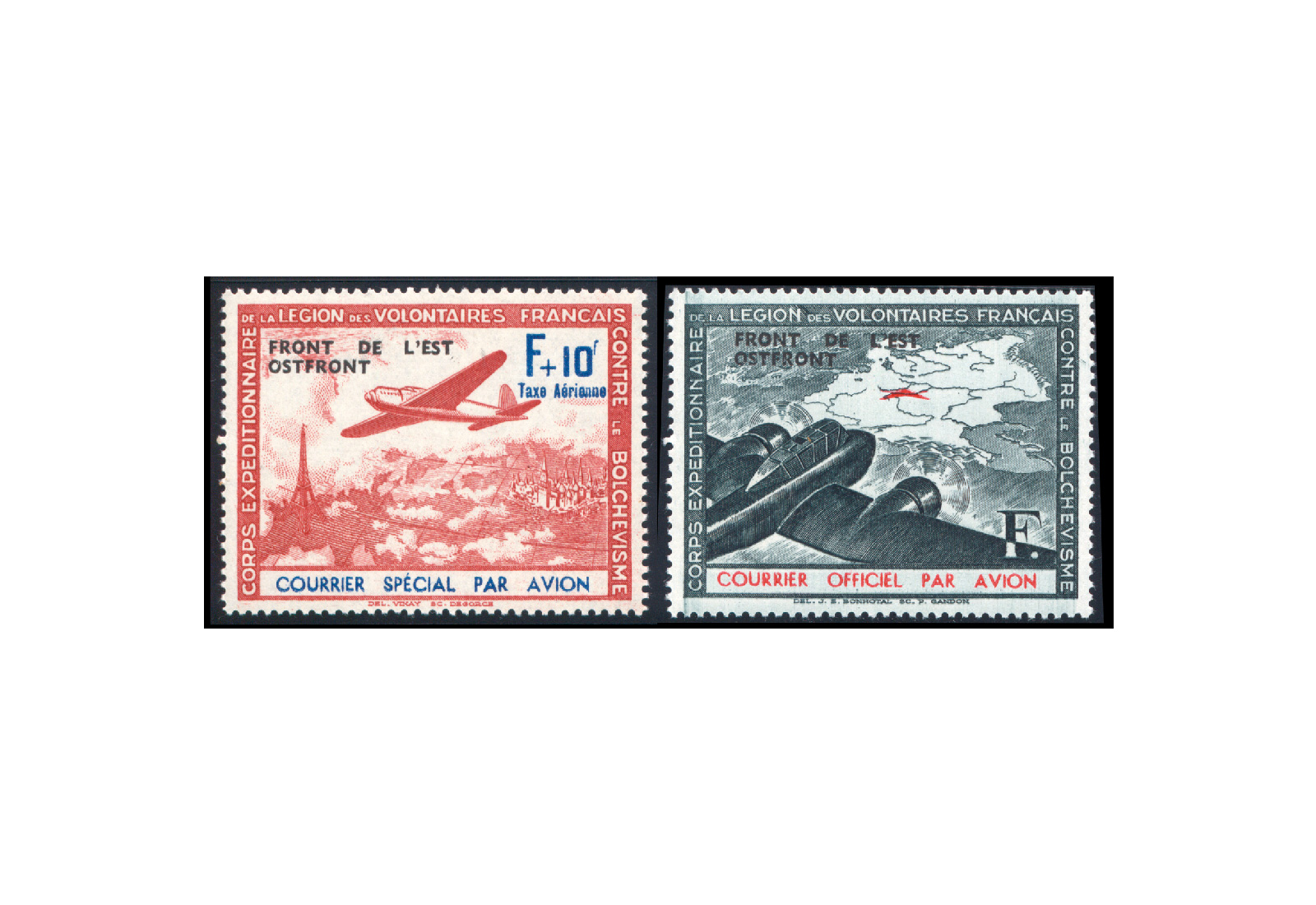 Frankreich/ LVF Ausgaben Michel Nr. IV-V postfrisch