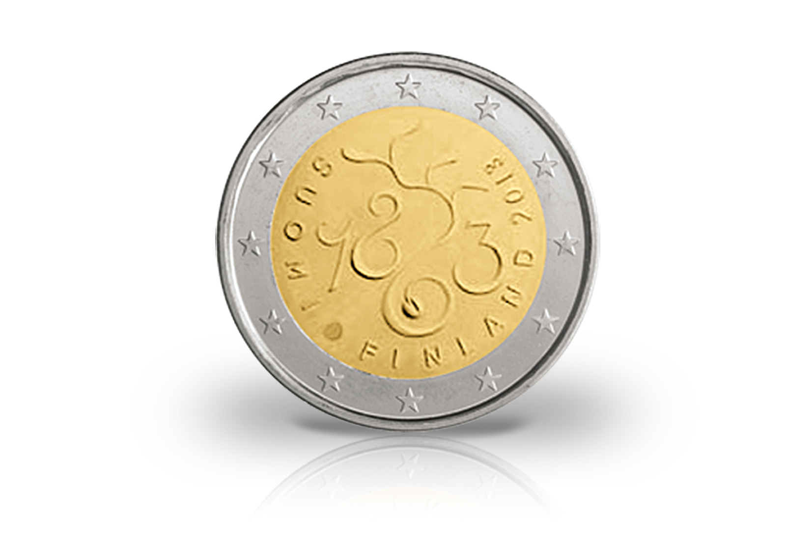 2 Euro 2013 Finnland Parlament 1863 bfr