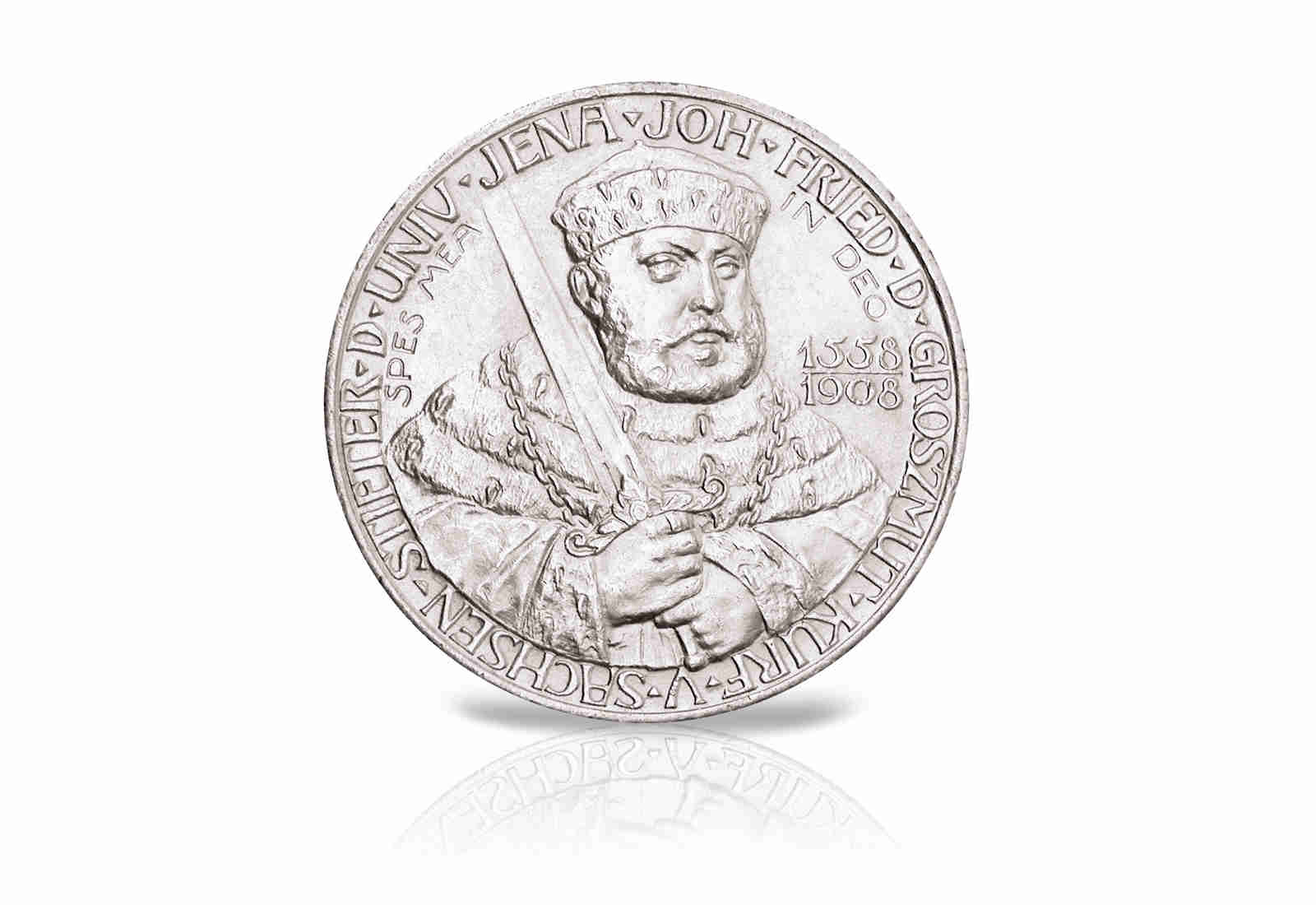 2 Mark 1908 Deutsches Kaiserreich Uni Jena Sachsen-Weimar-Eisenach Jaeger-Nr. 160