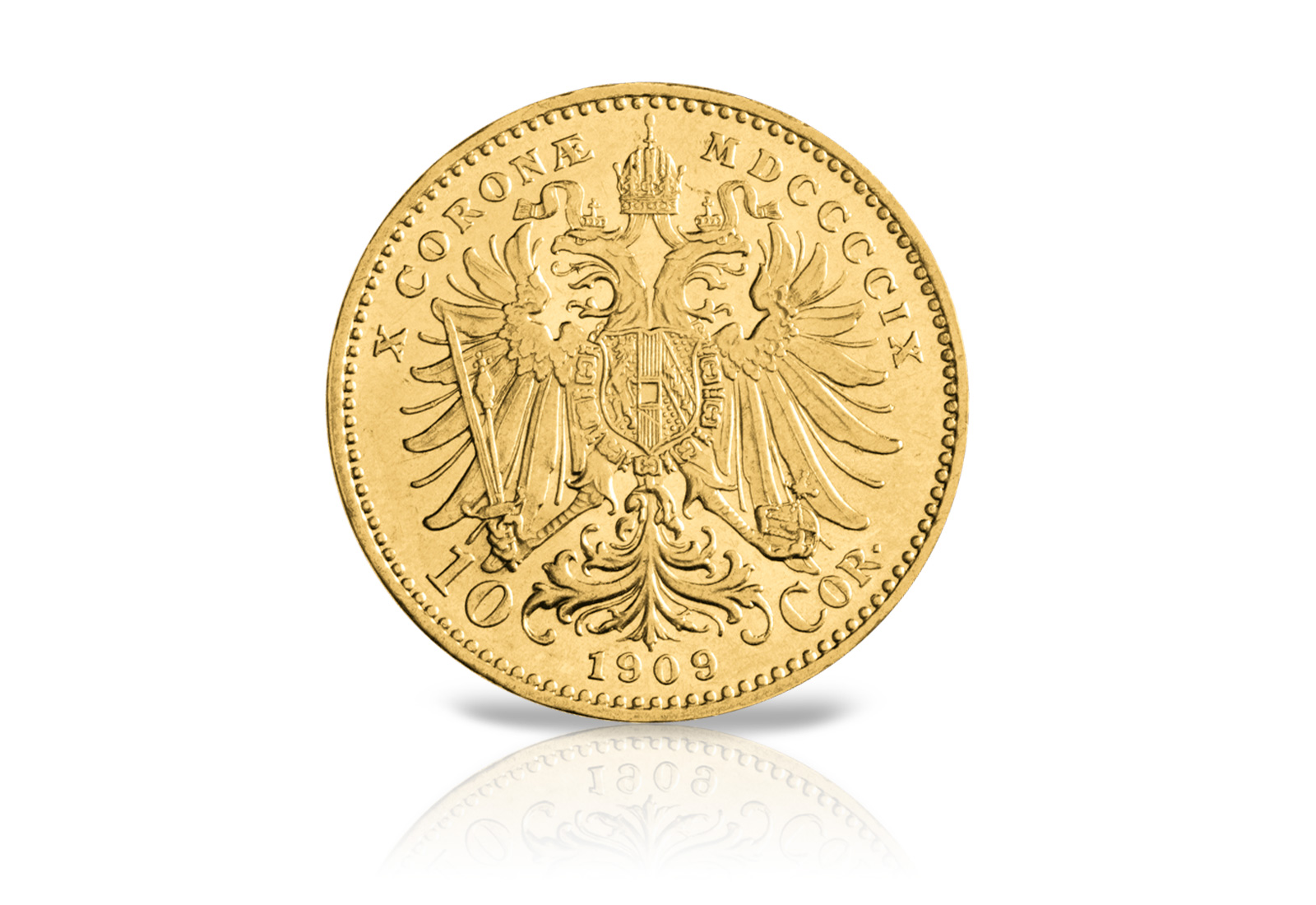 10 Kronen Goldmünze 1909 Österreich Franz Joseph I.