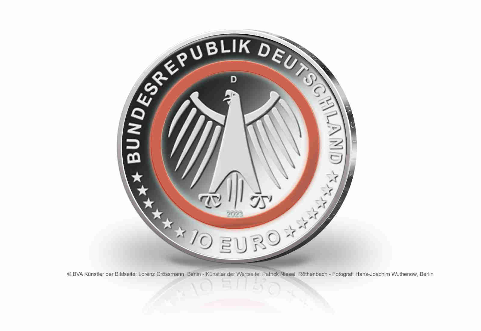 10 Euro 2023 Deutschland Feuerwehr-Im Dienst der Gesellschaft Prägestätte J