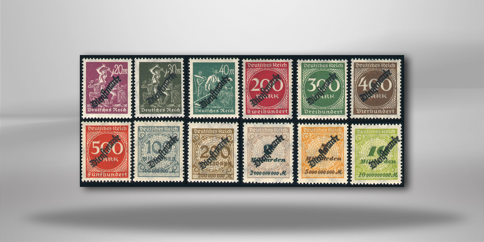 Deutsches Reich Mi. Nr. D 75/88 postfrisch