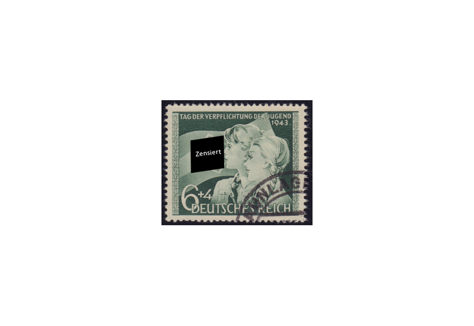 Deutsches Reich Michel-Nr. 843 gestempelt
