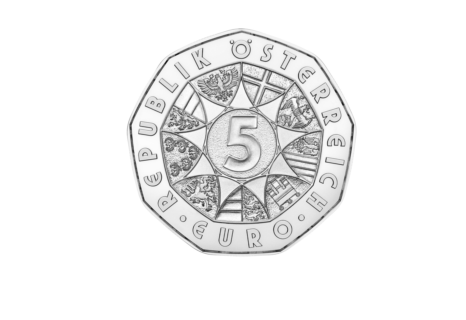 5 Euro Silber 2024 Österreich Saalbach 2025 bfr.
