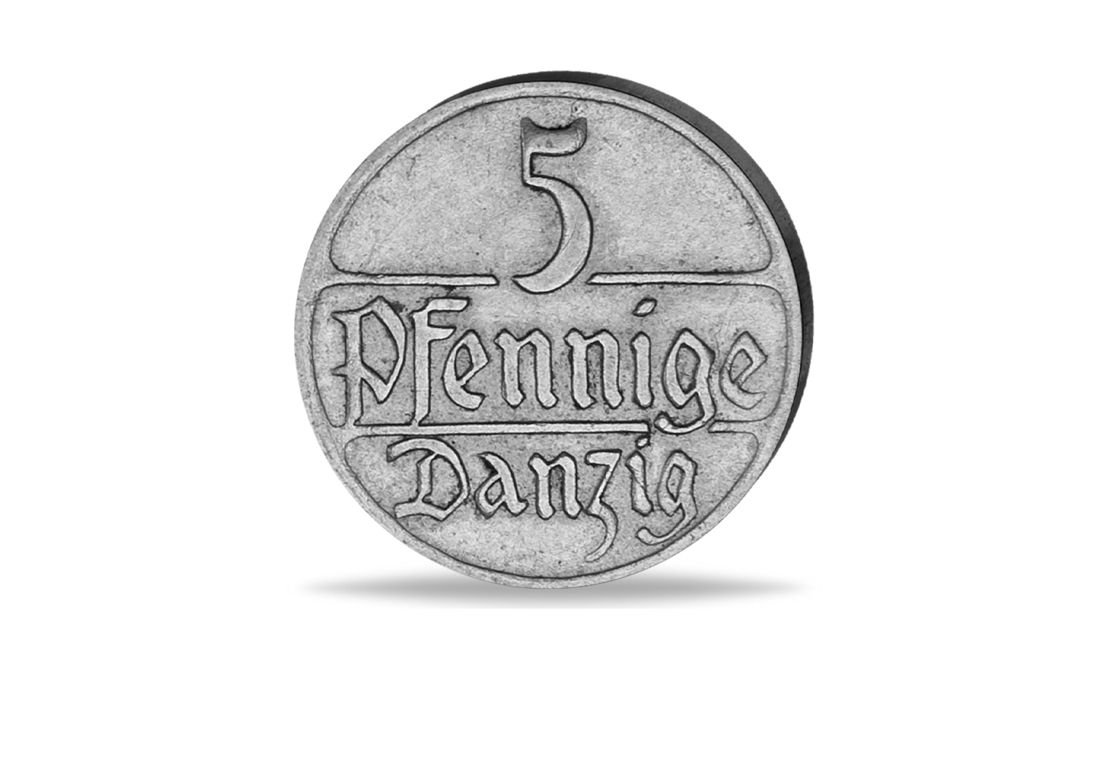 5 Pfennige 1923, 1928 Danzig Wappen Jaeger Nr. D4