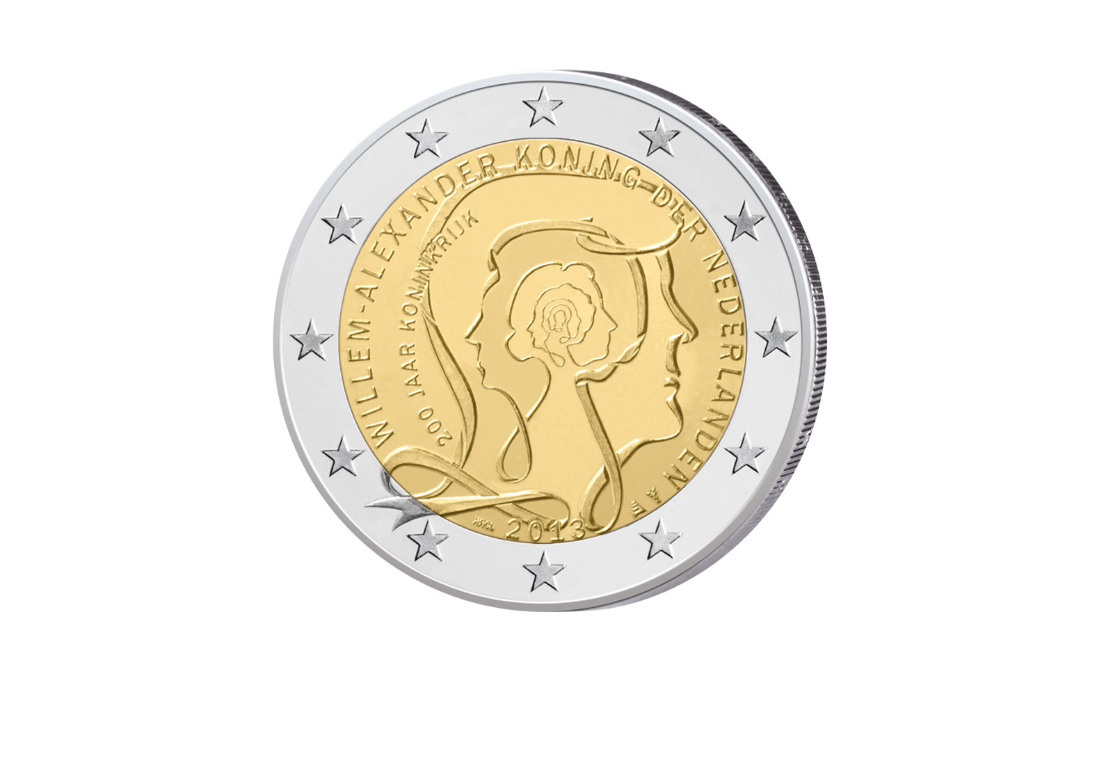 2 Euro 2013 Niederlande 200 Jahre Königreich bfr.
