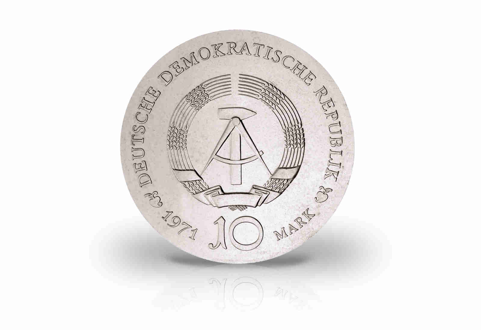 10 Mark Gedenkmünze 1971 DDR Albrecht Dürer Jaeger-Nr. 1532
