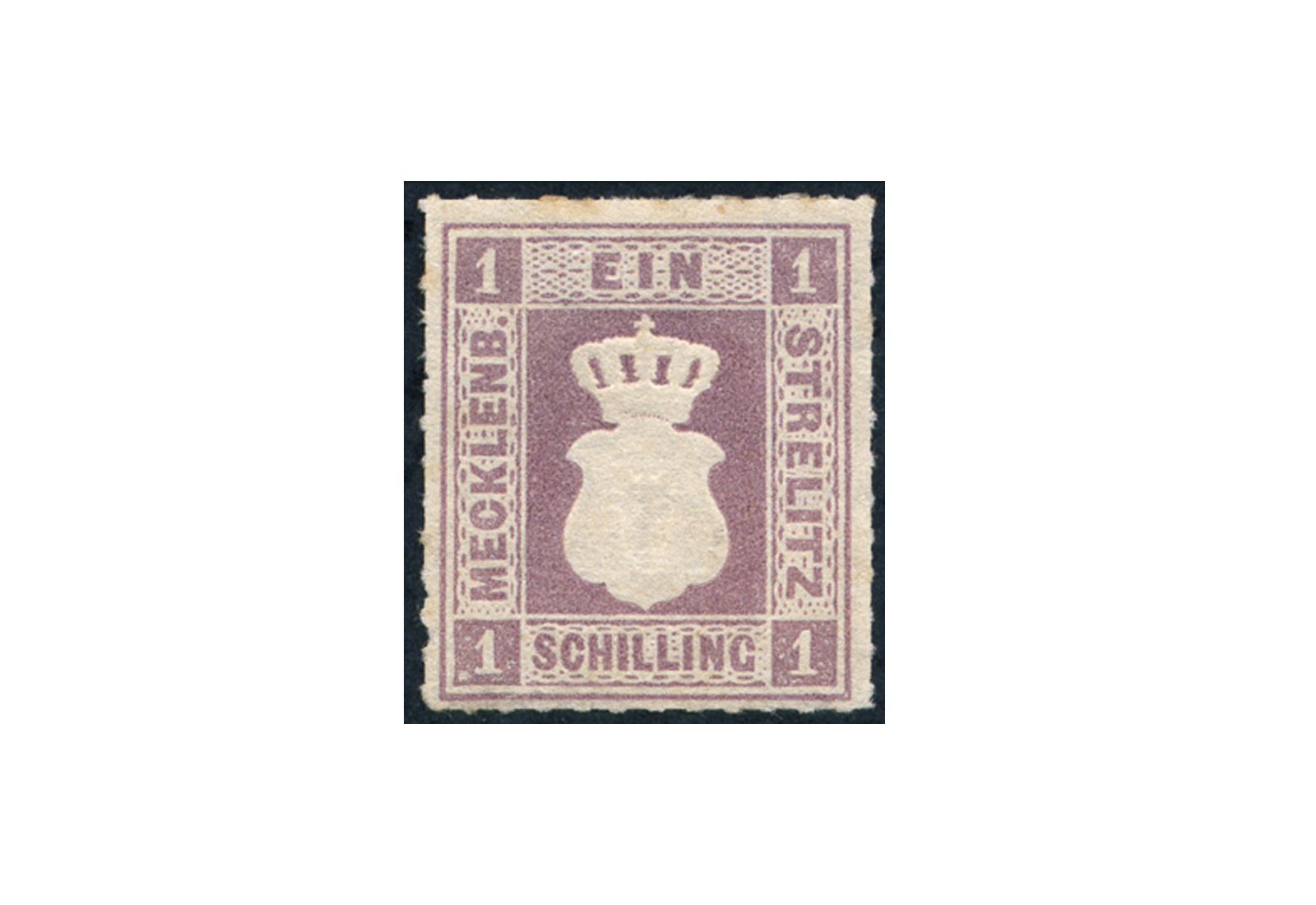 Briefmarke Altdeuschland Mecklenburg-Strelitz Freimarke 1864 Michel-Nr. 3 ungebraucht ohne Gummierung