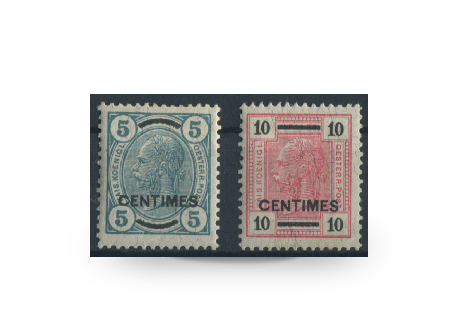 Briefmarken Österreich/Kreta Franz Joseph 1906 Michel-Nr. 12/3 postfrisch