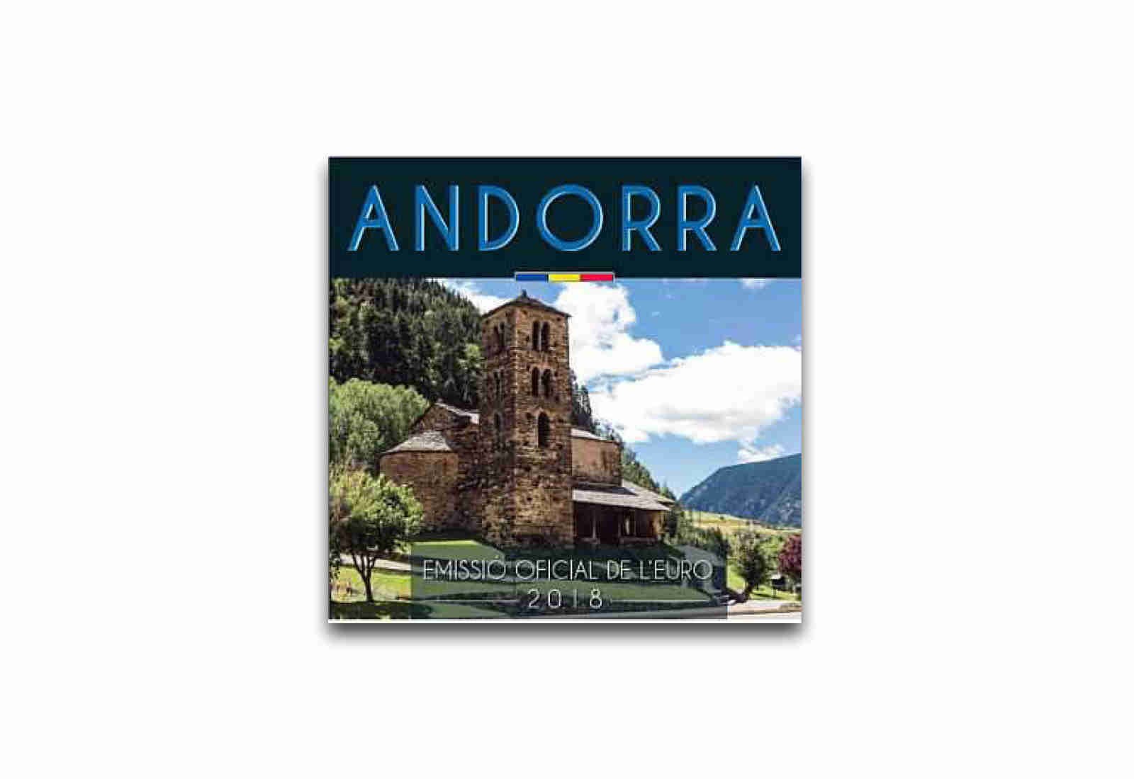 Kursmünzensatz 2018 Andorra st im Blister