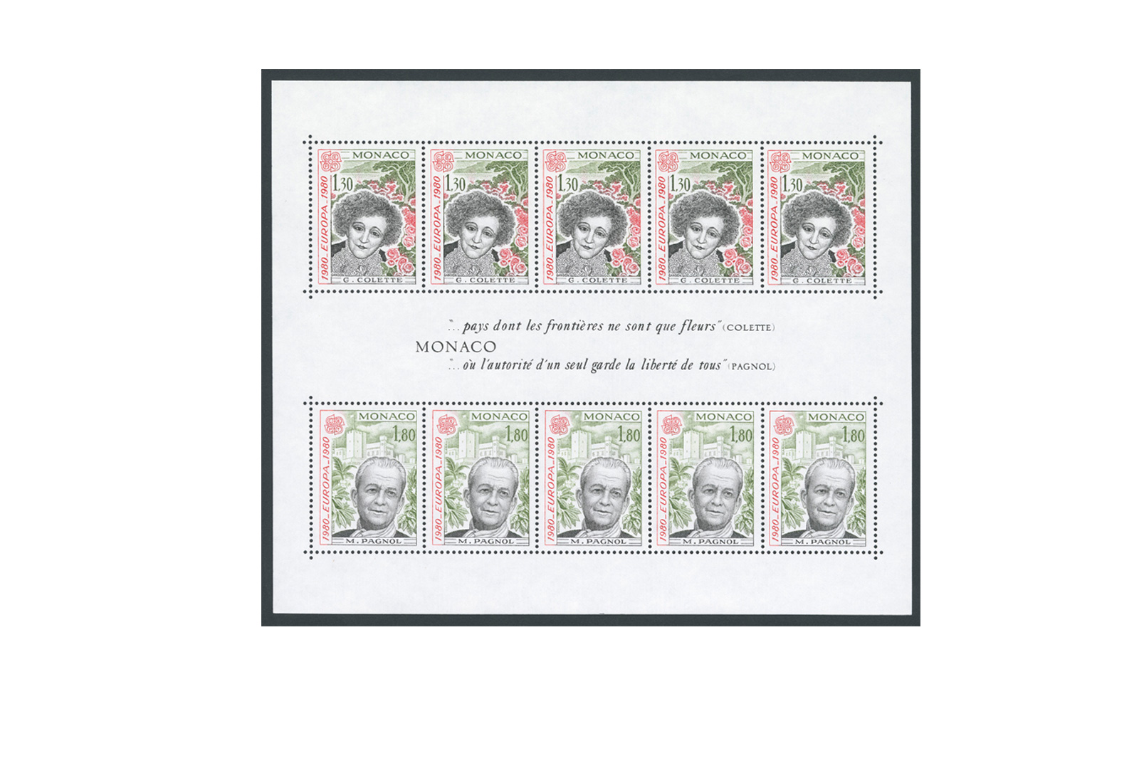 Monaco Block 16 ** Bedeutende Persönlichkeiten