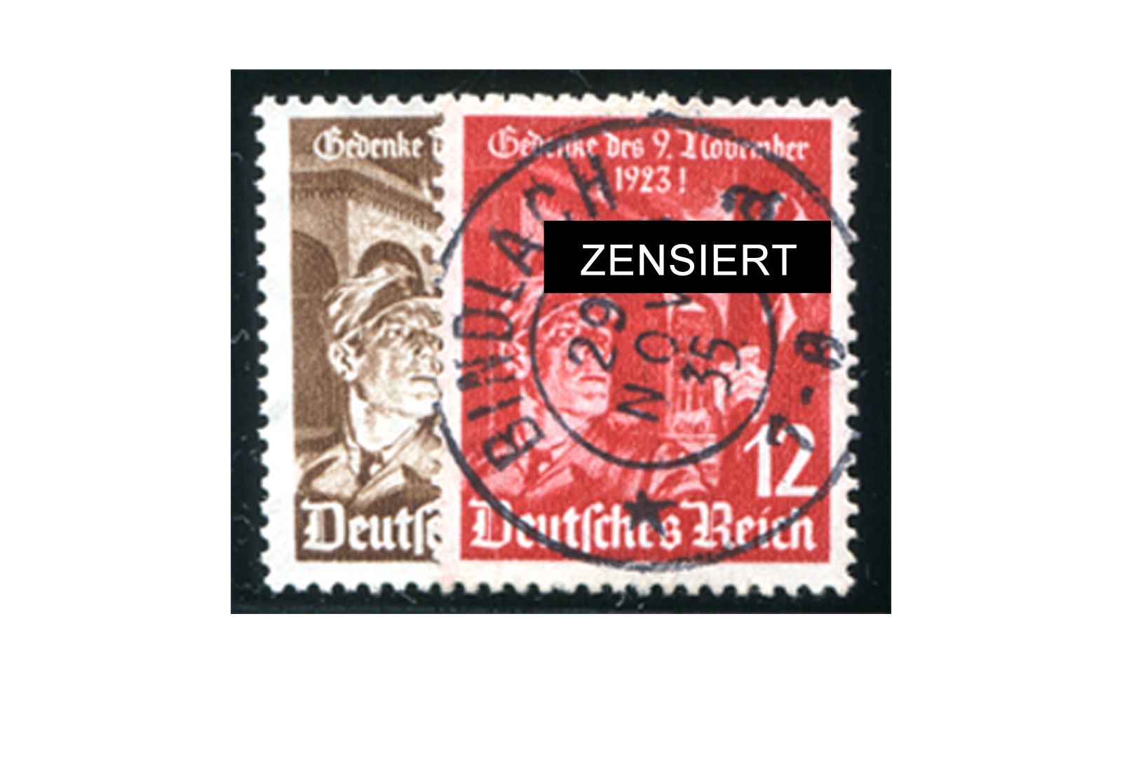 Deutsches Reich Mi.Nr. 598/599 gestempelt