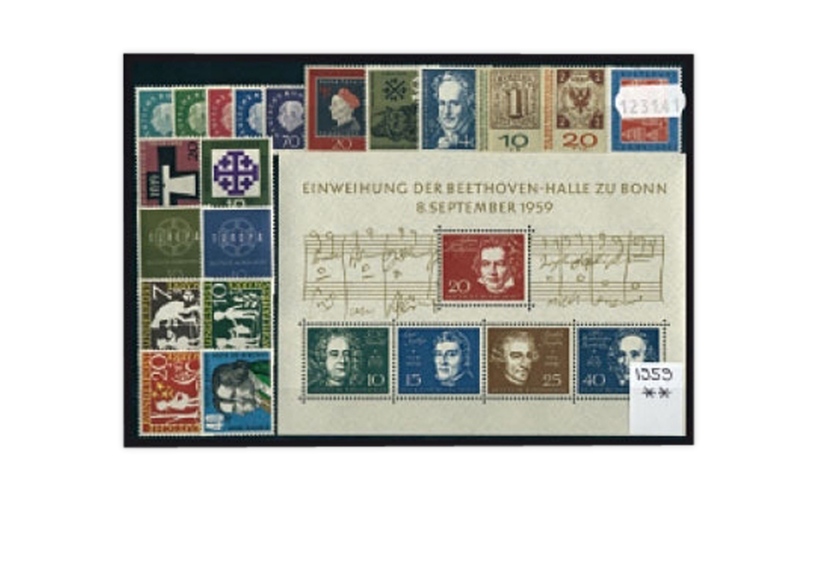 BRD Jahrgang 1959 Mi.Nr. 302-325 gestempelt