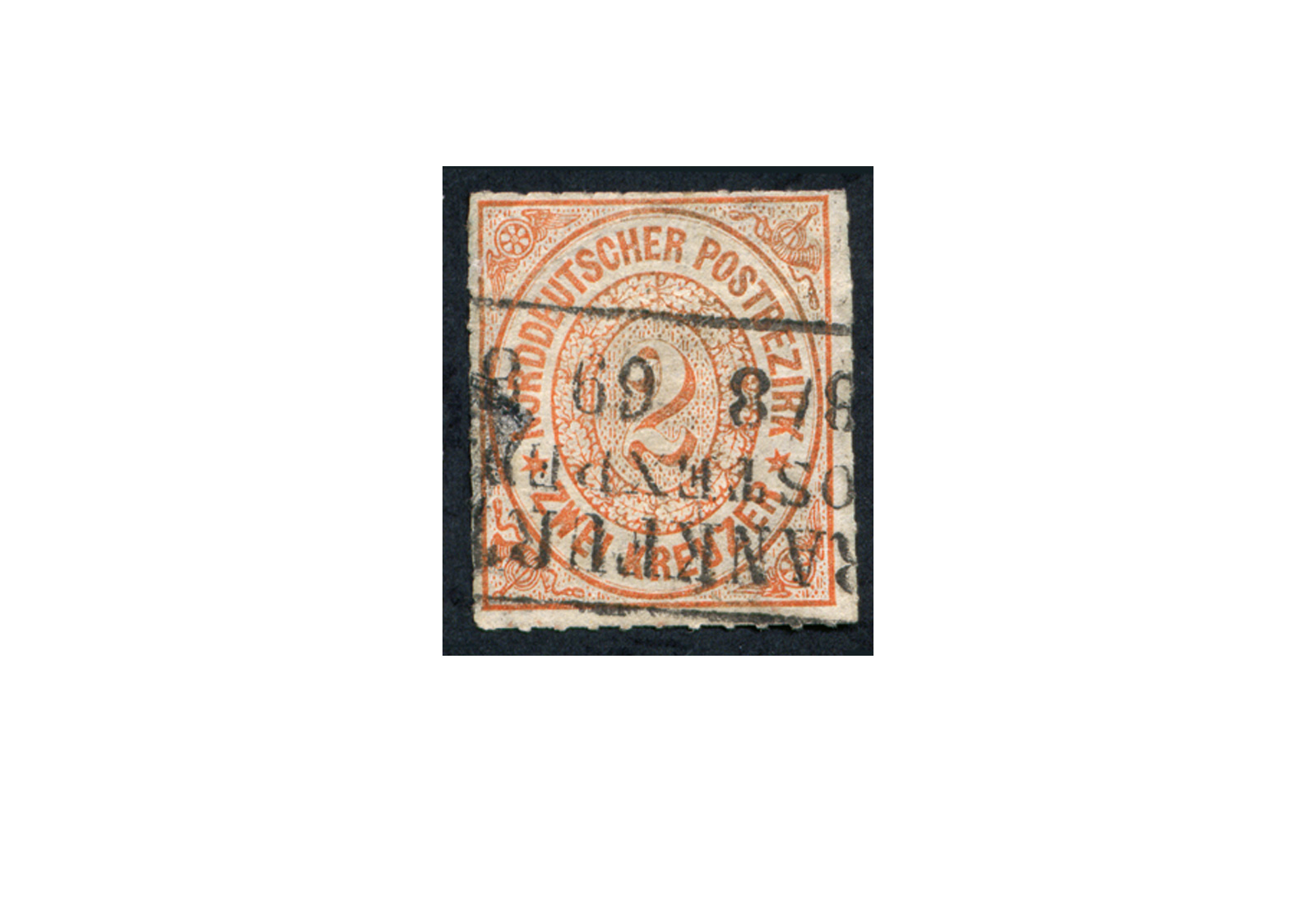 Briefmarke Altdeutschland Norddeutscher Bund Freimarke 1868 Michel-Nr. 8 gestempelt