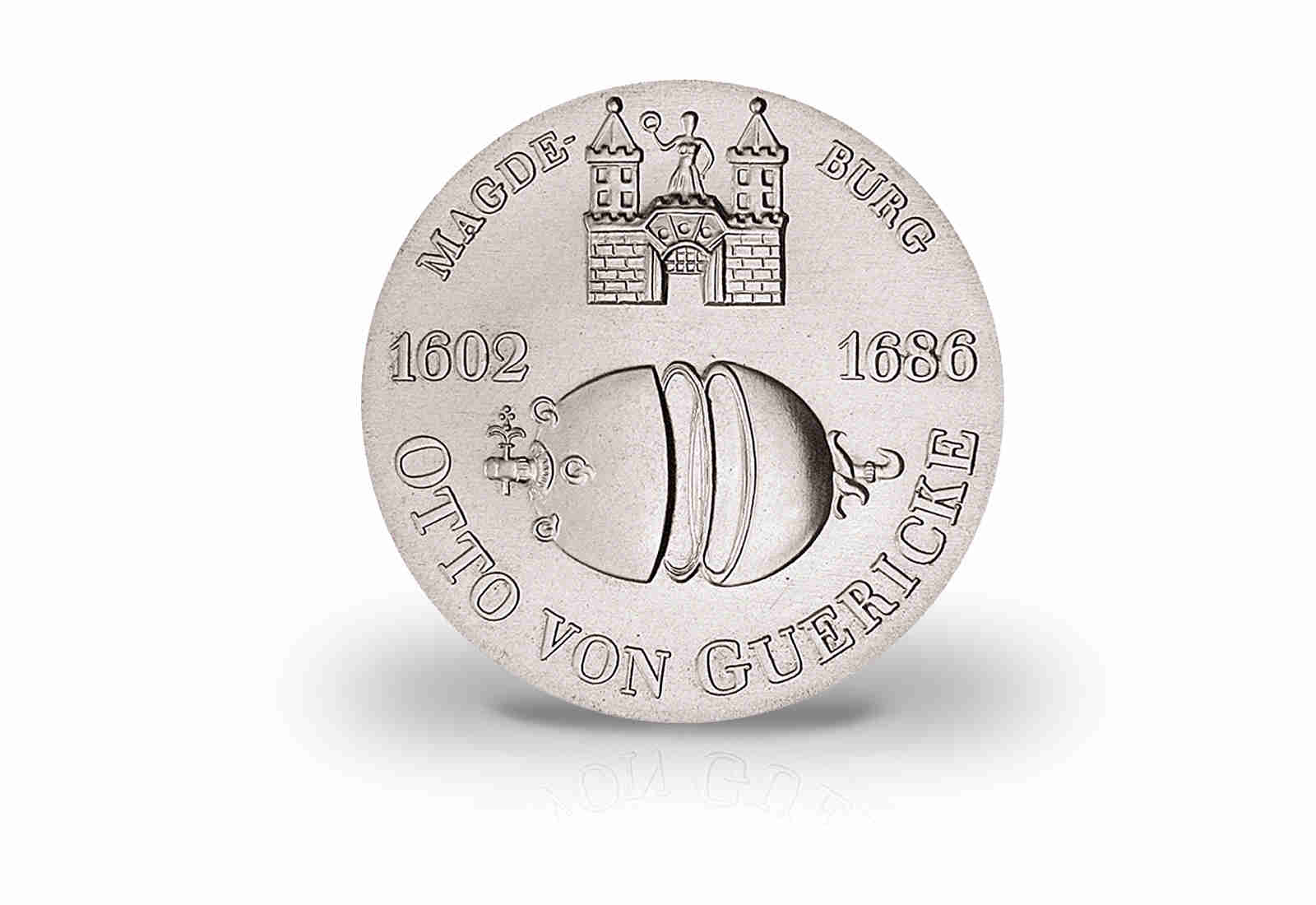 10 Mark Gedenkmünze 1977 DDR Otto von Guericke Jaeger-Nr. 1565