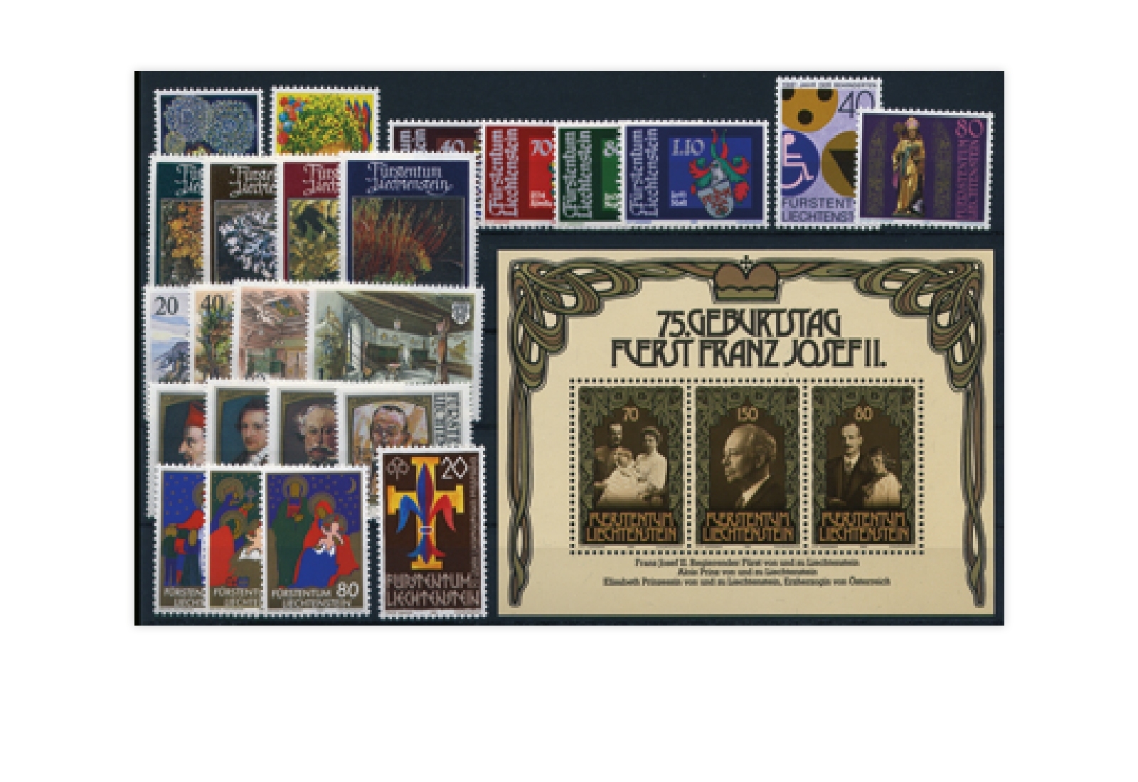 Liechtenstein Jahrgang 1981 postfrisch