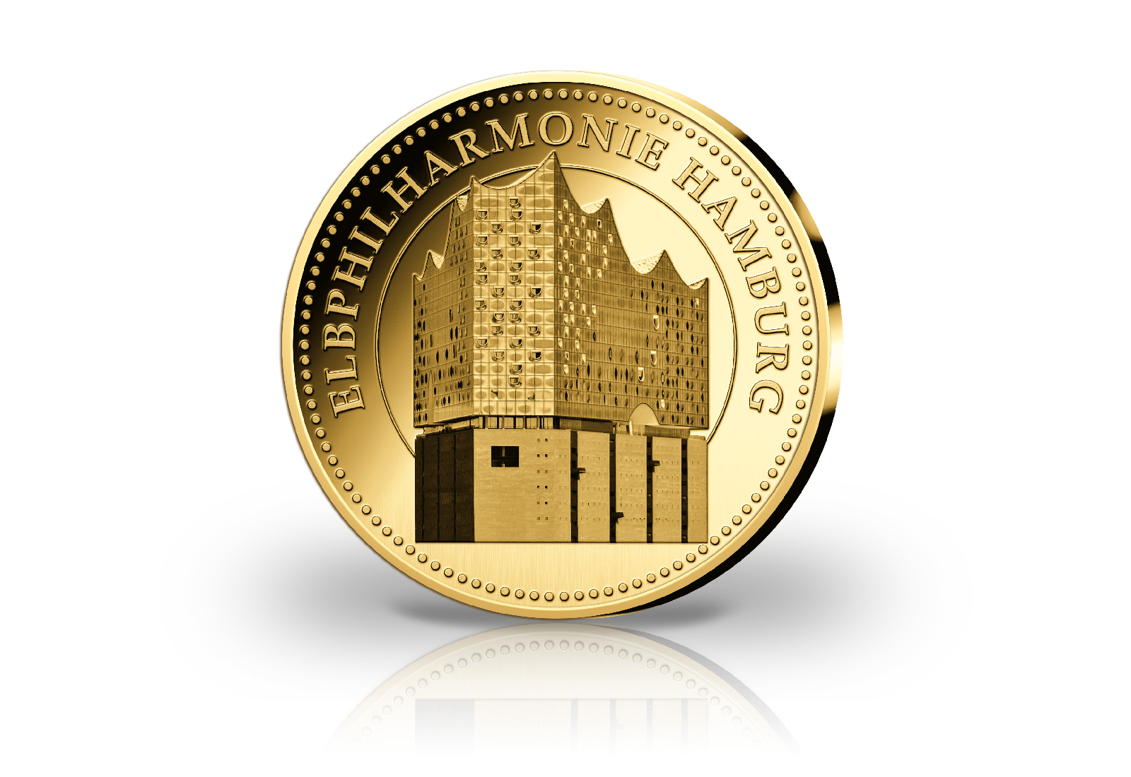 Goldausgabe 1/10 oz Elbphilharmonie PP im Etui