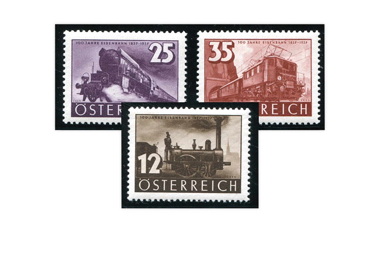1. Republik Österreich Mi.Nr. 646/648 gestempelt