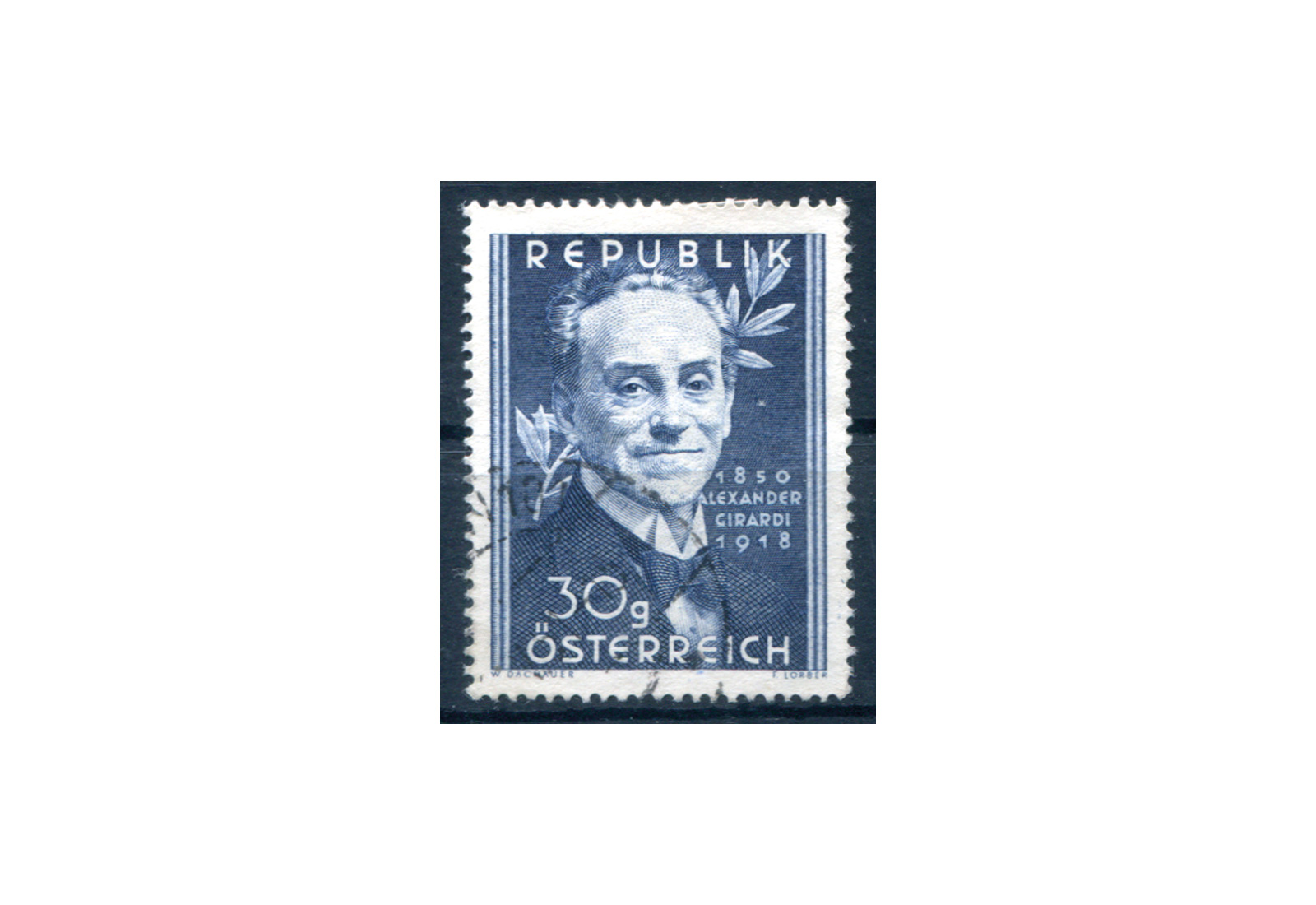 Österreich Einzelausgabe 1950 100. Geburtstag von Alexander Girardi Michel Nr. 958 postfrisch