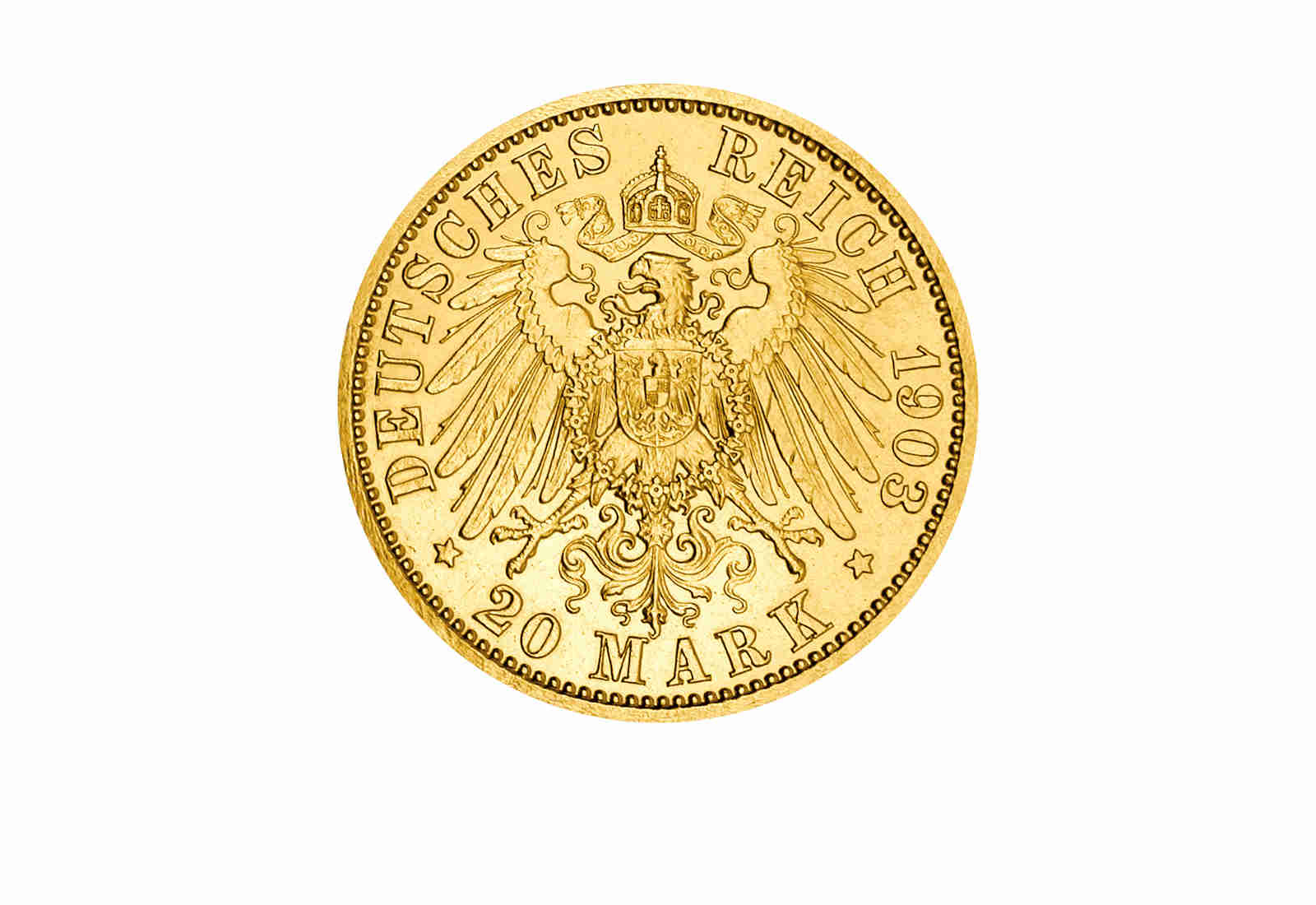 20 Mark 1895-1913 Kaiserreich Otto von Bayern Jaeger-Nr. 200