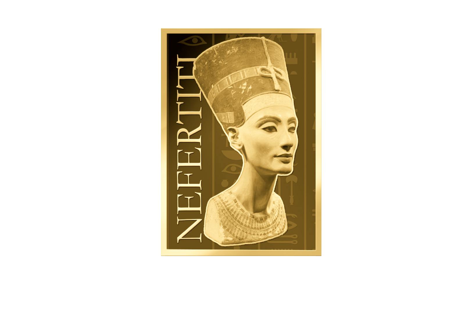 Goldcard Motiv Nefetiti 999/1000 Gold