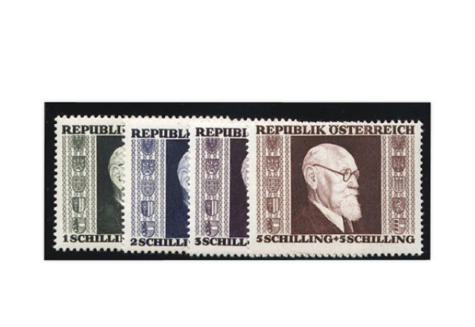 Österreich Frühausgaben Karl Renner Mi.Nr. 772/775 A postfrisch