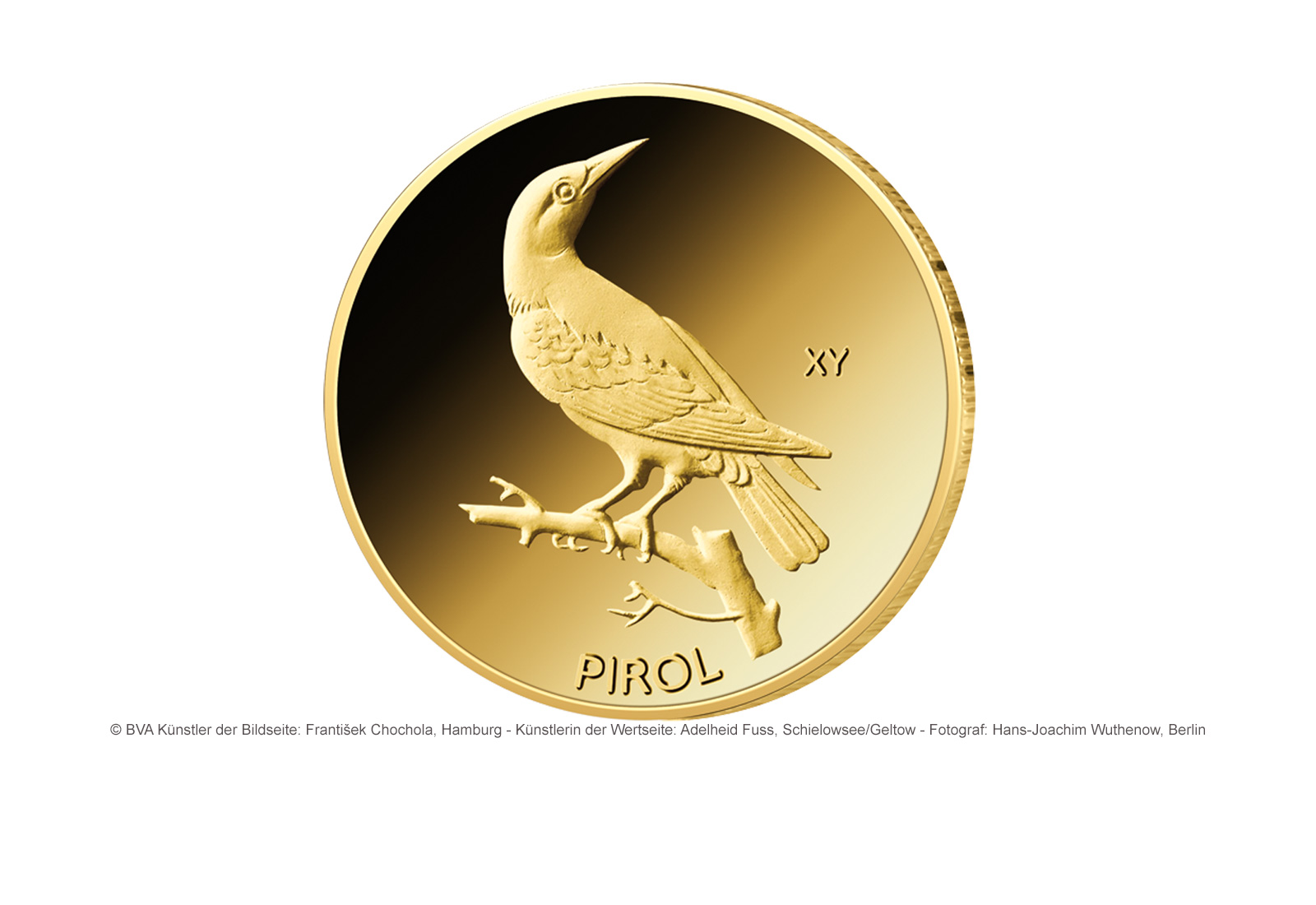 20 Euro 2017 Goldmünze Deutschland Pirol Prägestätte unserer Wahl