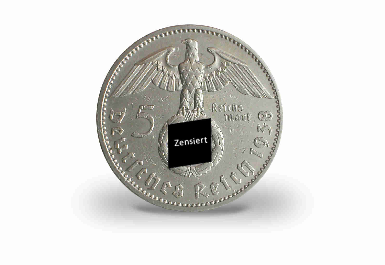 5 Reichsmark 1936-1939 Drittes Reich Hindenburg Jaeger-Nr. 367