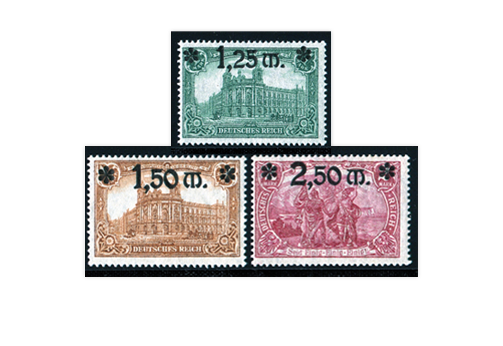 Deutsches Reich Michel 116 / 118 gestempelt