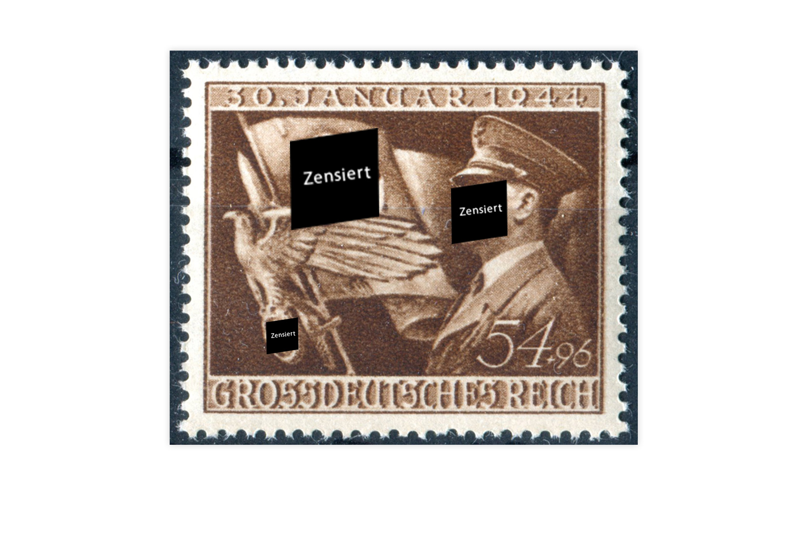 Briefmarke Deutsches Reich Jahrestag der Machtergreifung 1944 Michel-Nr. 865 postfrisch