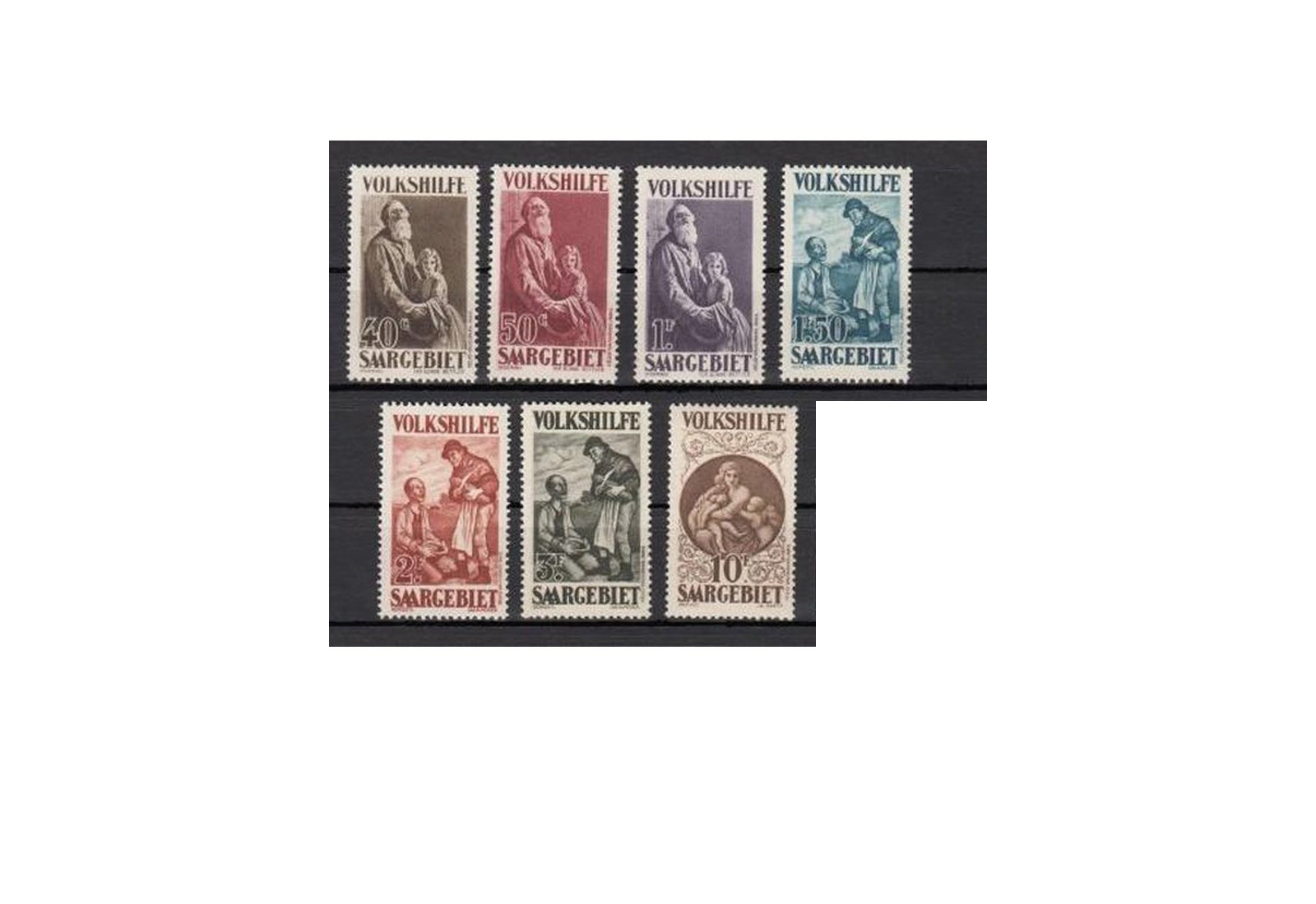 Saar MiNr.: 128-134 gest. FA