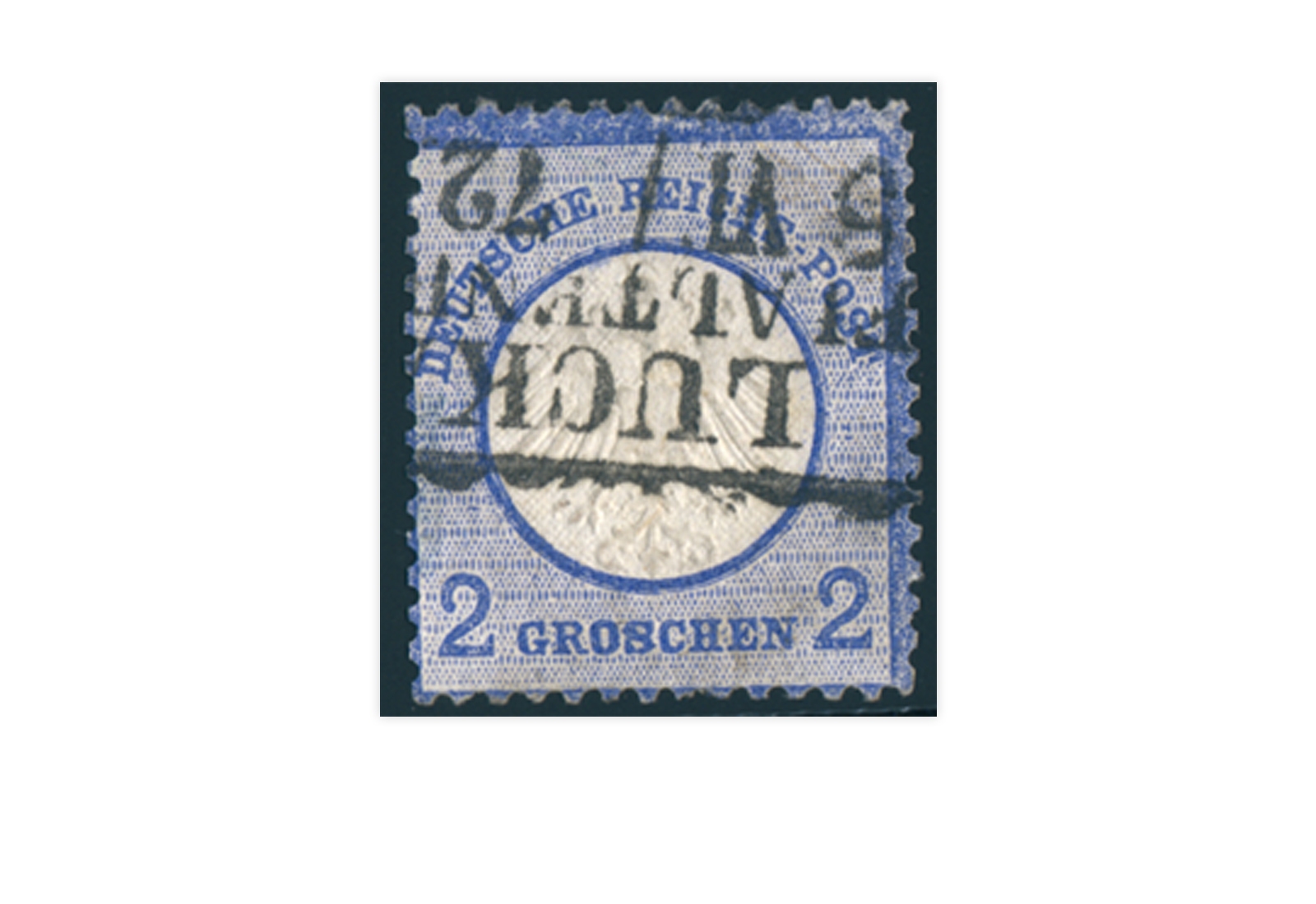 Briefmarke Deutsches Reich Brustschild 1872 Michel Nr. 5 gestempelt